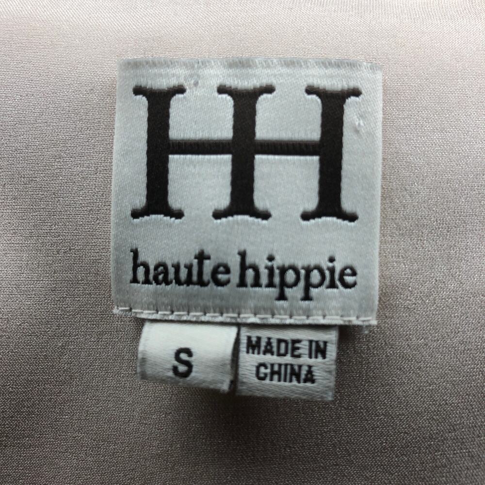 Haute Hippie Cream Tiered Ruffle Dress - Size Small - Picture 11 of 13